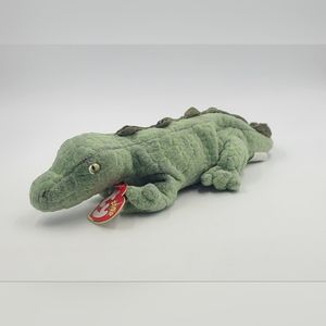 Ty Beanie Babies Retired Swampy Crocodile January 24 2000 Error Rare